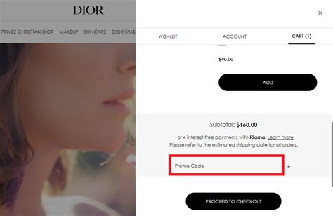 dior beauty promo code 2024